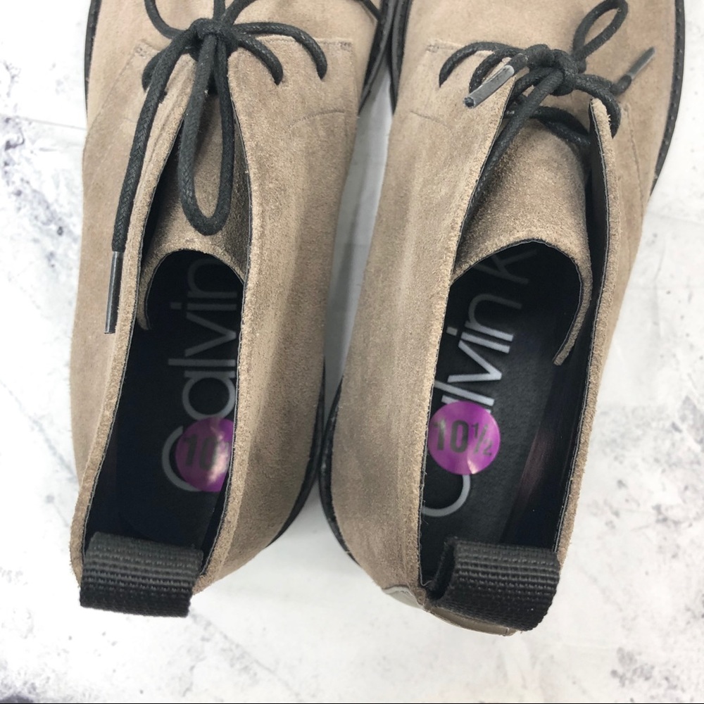 Calvin Klein Men's Ultan Suede Chukka Boots 10.5 - Picture 4 of 6